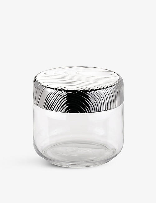 ALESSI: Veneer glass jar 10.5cm