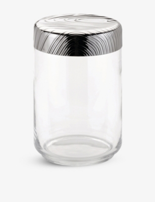 ALESSI: Veneer glass jar 15.8cm