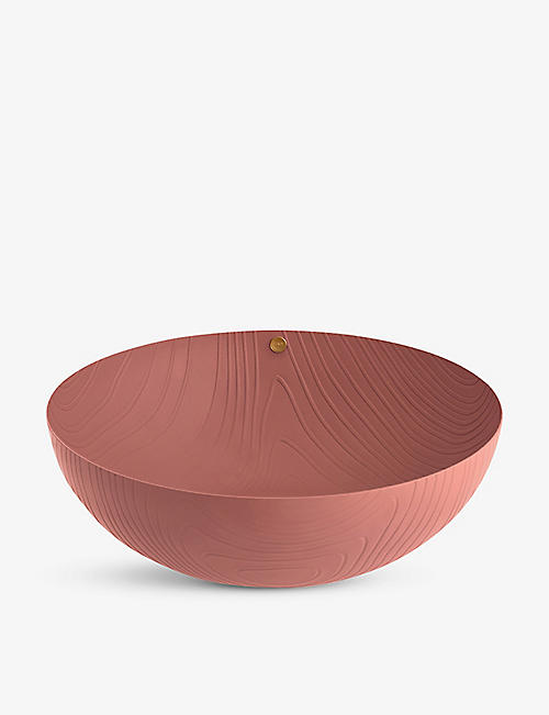 ALESSI: Veneer relief resin-coated stainless steel bowl 21cm
