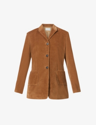 THE ROW Giedre oversized corduroy jacket Selfridges