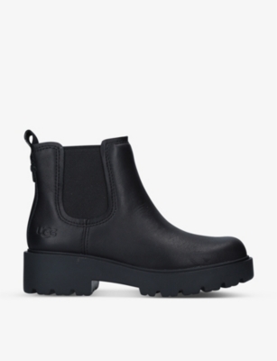 waterproof leather chelsea boots