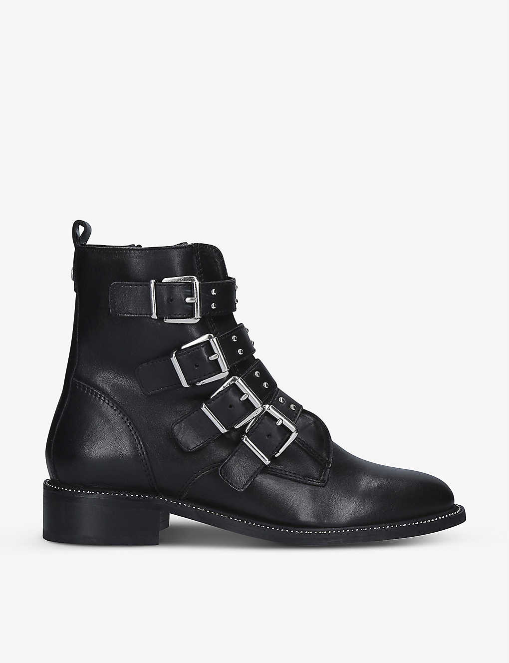 Strap leather ankle boots Selfridges & Co Women Shoes Boots Biker Boots 