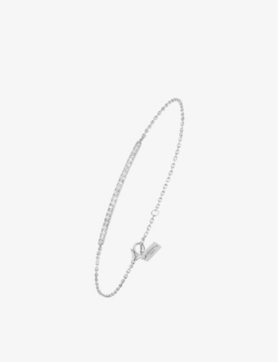 MESSIKA: Gatsby 18ct white-gold and diamond bracelet