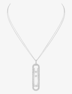 MESSIKA: Messika 18ct Gold Move 10th Lrg Necklace