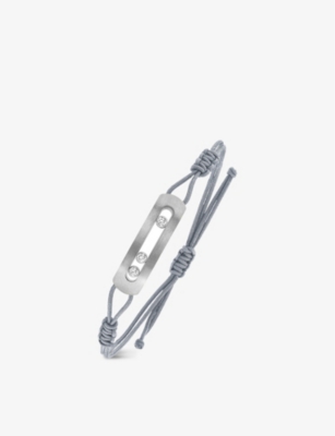 MESSIKA: Move titanium and 0.25ct diamond bracelet