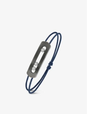 MESSIKA: Move titanium and 0.25ct diamond bracelet