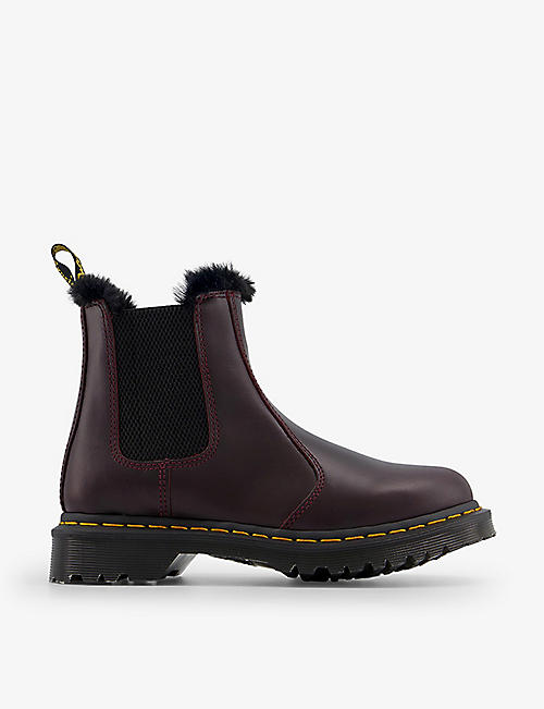 DR. MARTENS: 2976 Leonore faux fur-lined leather boots