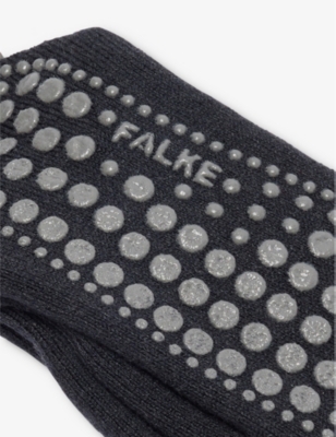 Falke Mens 3180 Asphalt Mel.  Homepads In 3180 Asphalt Mel.