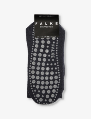 Falke Mens 3180 Asphalt Mel.  Homepads In 3180 Asphalt Mel.