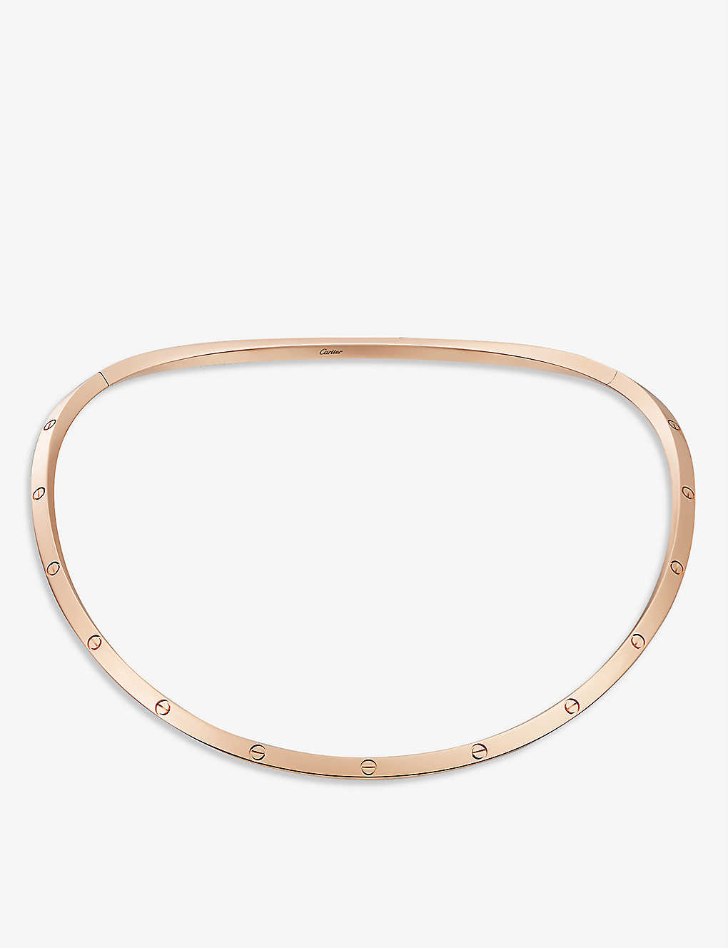 Cartier Womens Rose Gold Love 18ct Rose-gold Torque Necklace