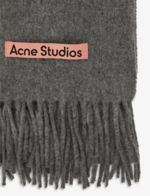 acne studios canada wool scarf
