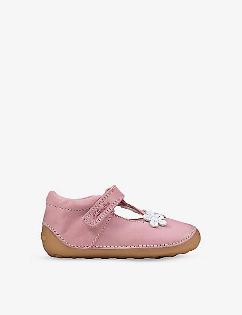 CLARKS: Tiny Sun leather shoes 0-4 years