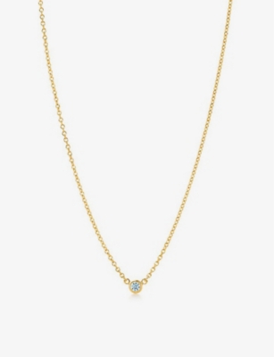 Tiffany & Co Elsa Peretti&reg; Diamonds By The Yard 18ct Gold And Diamond Necklac In 18k Gold