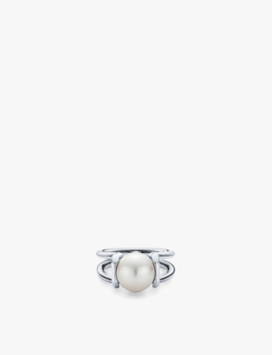 TIFFANY & CO: Tiffany HardWear sterling-silver and freshwater pearl ring