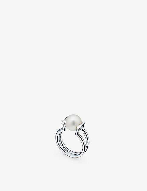 TIFFANY & CO: Tiffany City HardWear sterling-silver and freshwater pearl ring