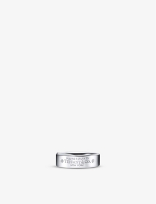 Tiffany & Co Womens Silver Return To Tiffany Diamond And Sterling-silver Ring