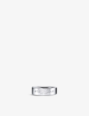 TIFFANY & CO: Return to Tiffany diamond and sterling-silver ring