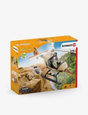 SCHLEICH: Animal Rescue Helicopter toy set