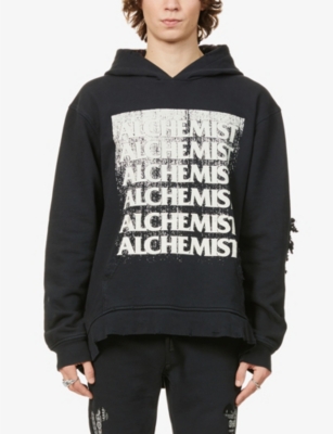 Alchemist Burnout Riders Slim Cotton-jersey Jogging Bottoms