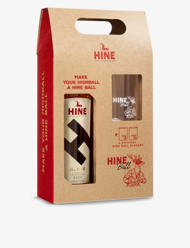 H By Hine VSOP cognac with glasses set 700ml