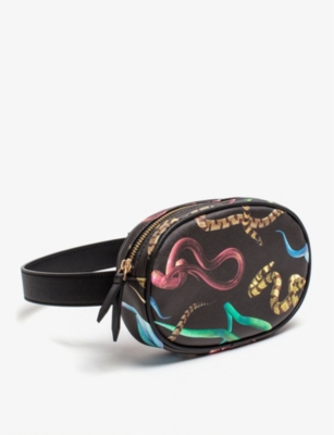 Shop Seletti Wears Toiletpaper Snakes Faux-leather Belt Bag