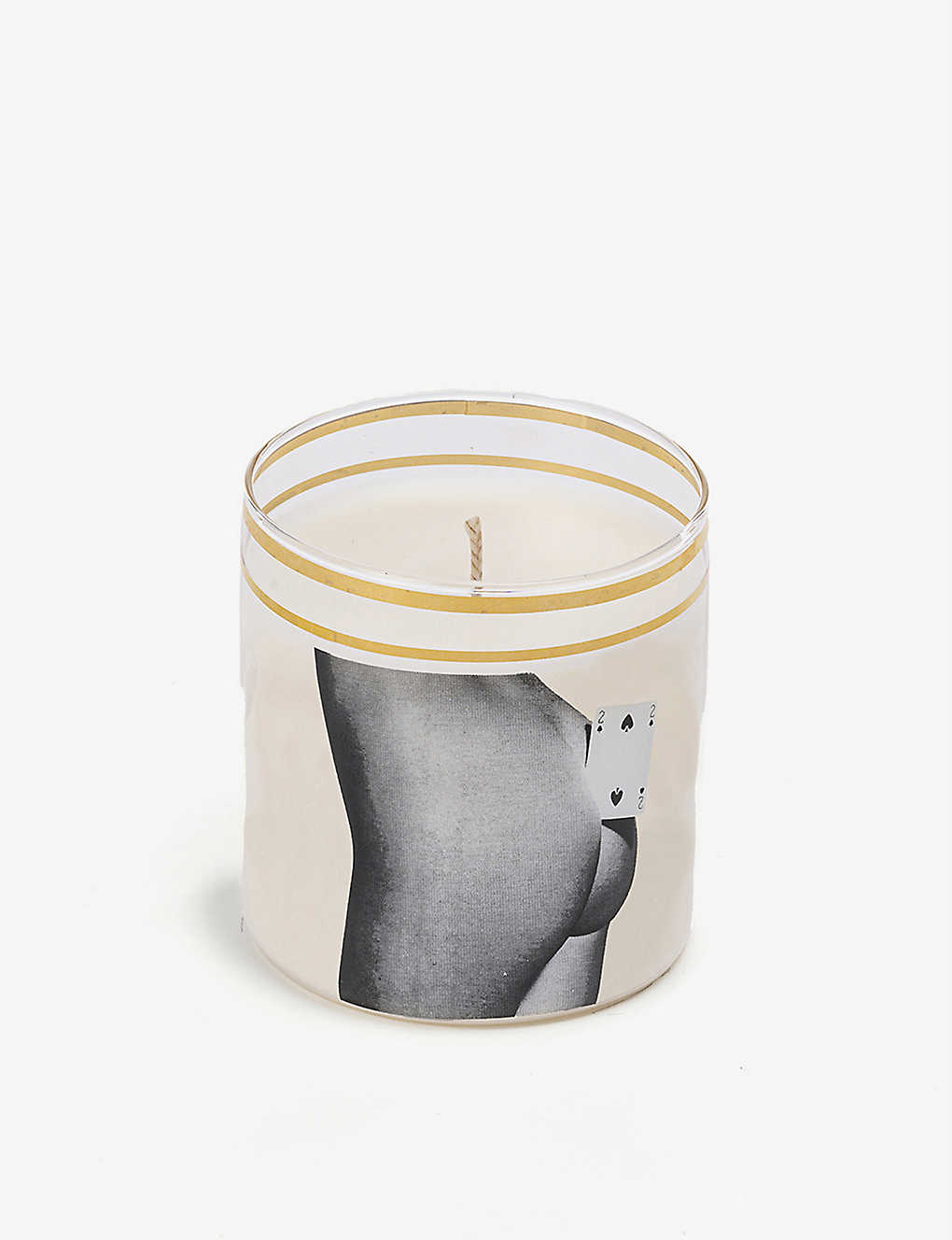 Seletti Toiletpaper Loves  Two Of Spades Vegetal Wax Candle 8.5cm
