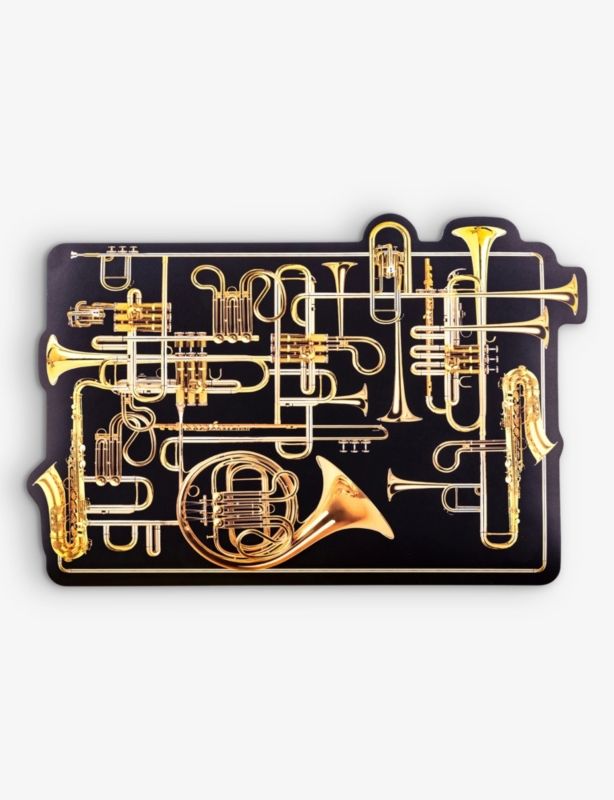 Seletti wears TOILETPAPER Trumpets cork placemat 45cm x 35.8cm