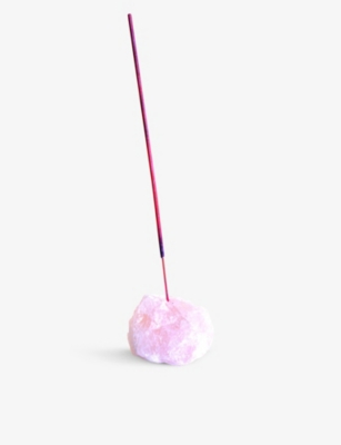 PSYCHIC SISTERS: Rose quartz incense holder gift set