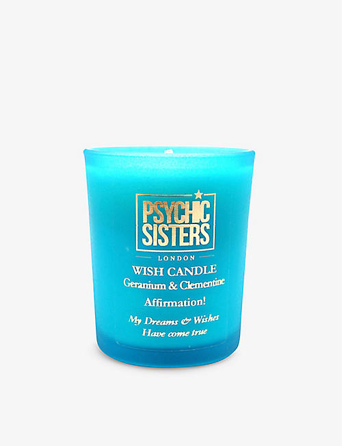 PSYCHIC SISTERS: Mini Wish soy-wax scented candle 45g
