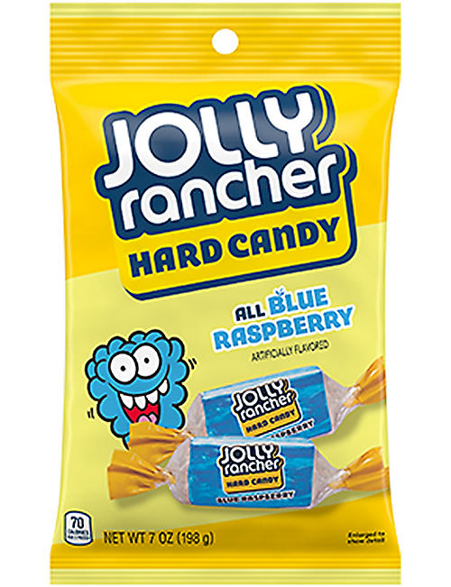 JOLLY RANCHER: All Blue Raspberry hard sweets 198g