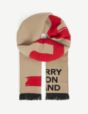 wool burberry scarf
