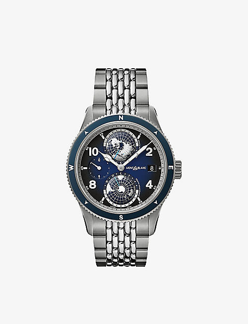MONTBLANC: MB125567 1858 Geosphere titanium automatic watch