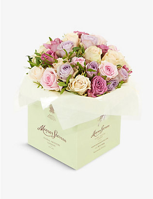 MOYSES STEVENS: Mixed Purple Roses bouquet
