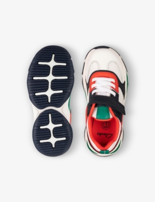 clarks platform trainers