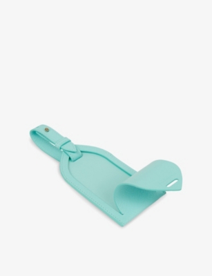 SMYTHSON: Panama crossgrain leather luggage tag