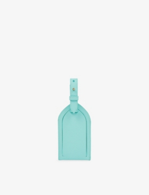 SMYTHSON: Panama crossgrain leather luggage tag