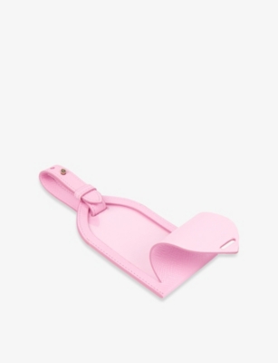 SMYTHSON: Panama crossgrain leather luggage tag