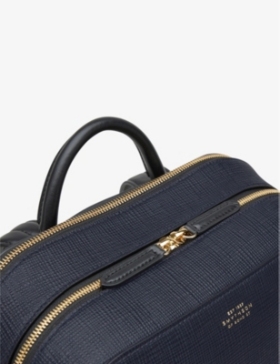 SMYTHSON: Panama zip-around leather backpack