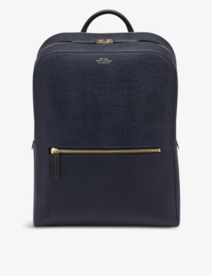 SMYTHSON: Panama zip-around leather backpack