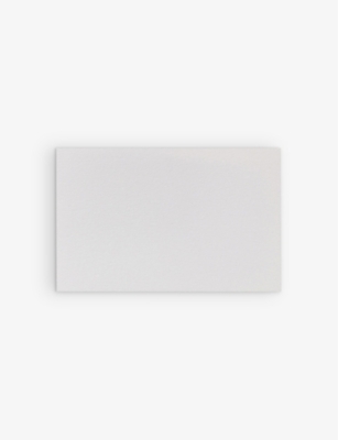 SMYTHSON: Watermarked white wove correspondence cards box of 50
