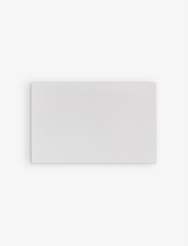 Watermarked white wove correspondence cards box of 50