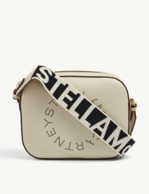 STELLA MCCARTNEY: Stella Logo mini vegan leather cross-body bag