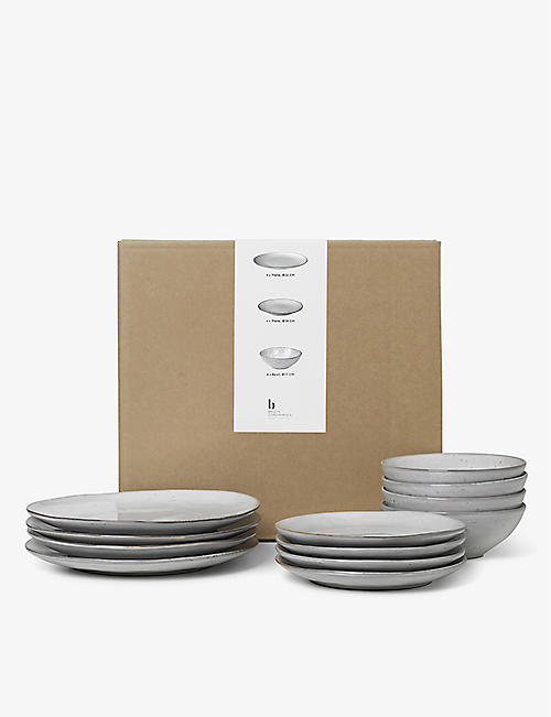 BROSTE: Nordic Sand ceramic tableware set