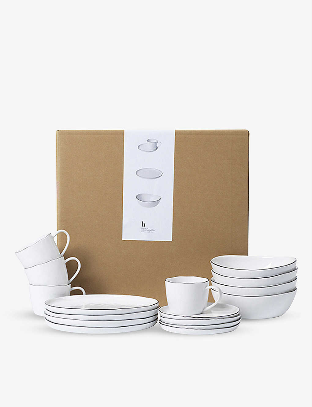 Broste Nordic Salt Ceramic Tableware Set
