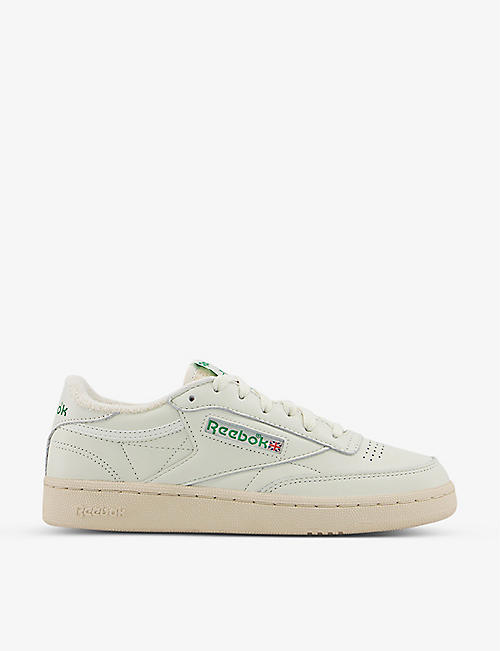 REEBOK: Club C 85 leather low-top trainers