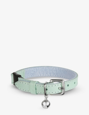 leather cat collar with bell