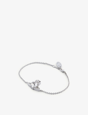 Ariella Embellished Bracelet in Silver - Vivienne Westwood