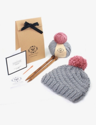 Stitch And Story Luca Pom Hat Knitting Kit ModeSens