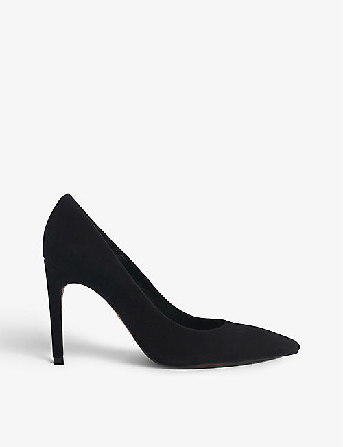 WHISTLES: Cornel pointed-toe suede courts