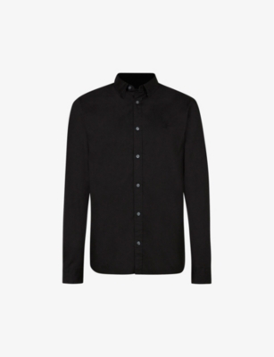 all saints hawthorne stretch fit shirt
